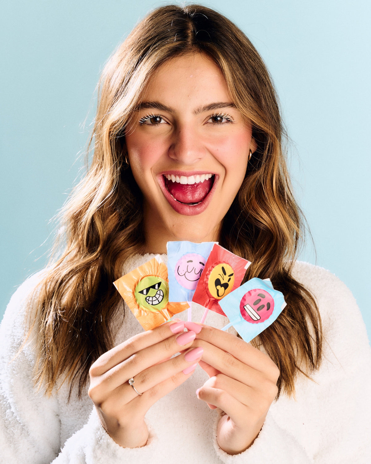 Pirulito Zero Açúcar - Mix (Algodão Doce, Cherry, Spicy e Mate) - Pack 4 Pouches (16 Unidades)